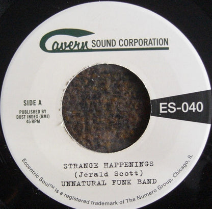 Unnatural Funk Band : Strange Happenings / Living In The Past (7", Single, RE)