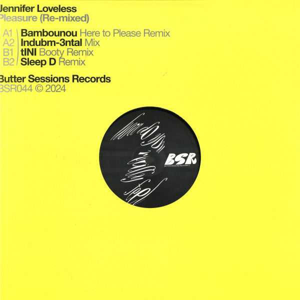 Jennifer Loveless : Pleasure (Re-mixed) (12")