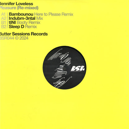 Jennifer Loveless : Pleasure (Re-mixed) (12")