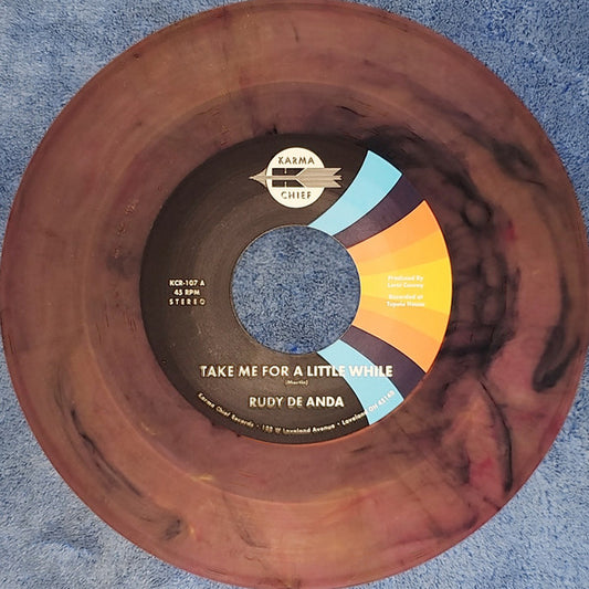 Rudy De Anda : Take Me For A Little While (7", Ltd, Ran)