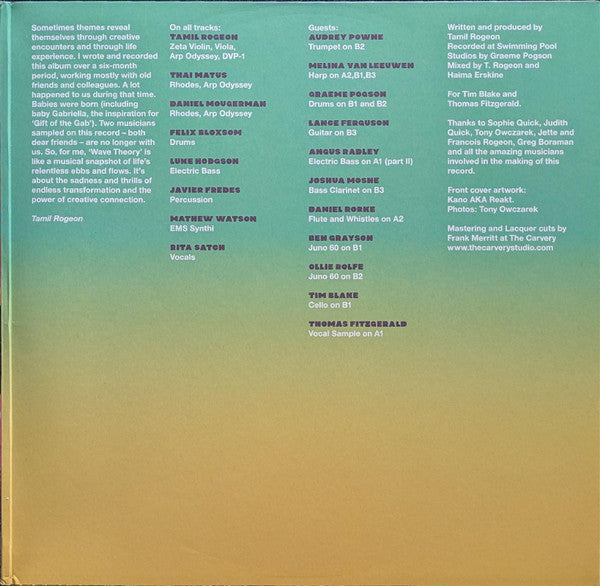 Tamil Rogeon – Wave Theory (LP, BBE, 2024) Image 3