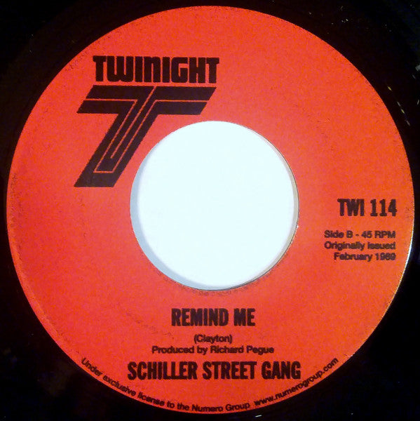 Sidney Pinchback & Schiller Street Gang* / Schiller Street Gang* : Soul Strokes / Remind Me (7", RE)