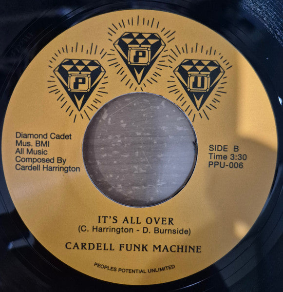 Cardell Funk Machine : Shoot Your Shot /It's All Over (7", RE)