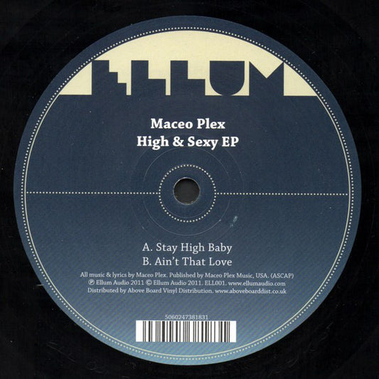 Maceo Plex : High & Sexy EP (12", EP)