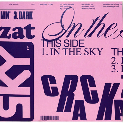 Crackazat : In The Sky EP (12", EP, 180)