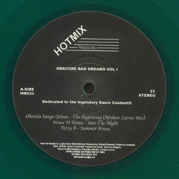 Various : Obscure Bad Dreams Vol. I (12", EP)