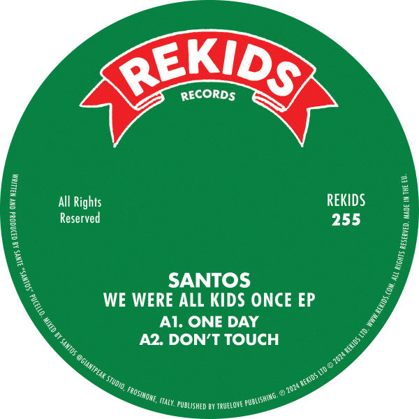 Santos : We Were All Kids Once (12", Single)