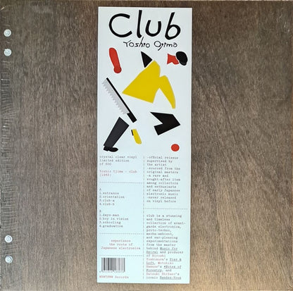 Yoshio Ojima : Club (LP, Ltd, RE, RP, Cry)