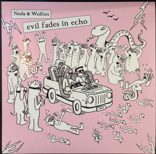 Taka Noda & Danny Wolfers : Evil Fades In Echo (LP, Album)