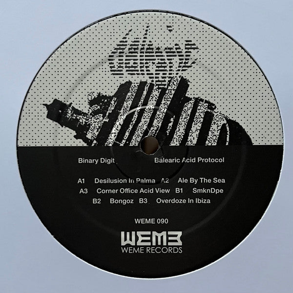 Binary Digit – Balearic Acid Protocol (12", WéMè Records, 2024) Back Cover