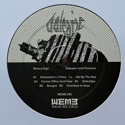 Binary Digit – Balearic Acid Protocol (12", WéMè Records, 2024) Back Cover