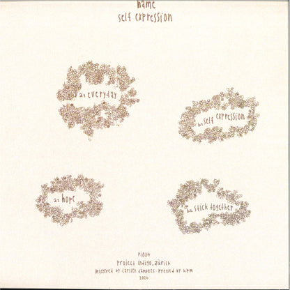 Hame – Self Expression (12", Project Indigo, 2025) Back Cover