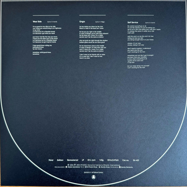 Studio – West Coast (LP, Fog Machine, Ghostly International, 2025) Image 3