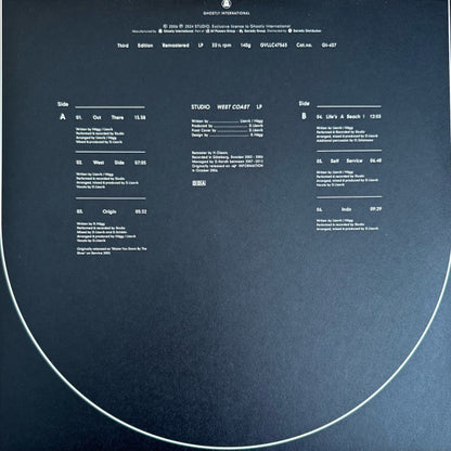 Studio – West Coast (LP, Fog Machine, Ghostly International, 2025) Image 4
