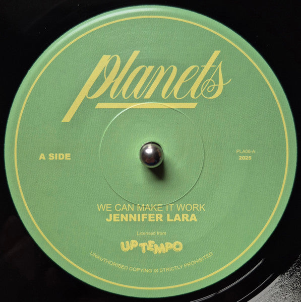 Jennifer Lara – We Can Make It Work (7", Planets) Front Cover