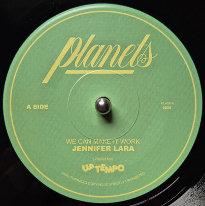 Jennifer Lara – We Can Make It Work (7", Planets) Front Cover