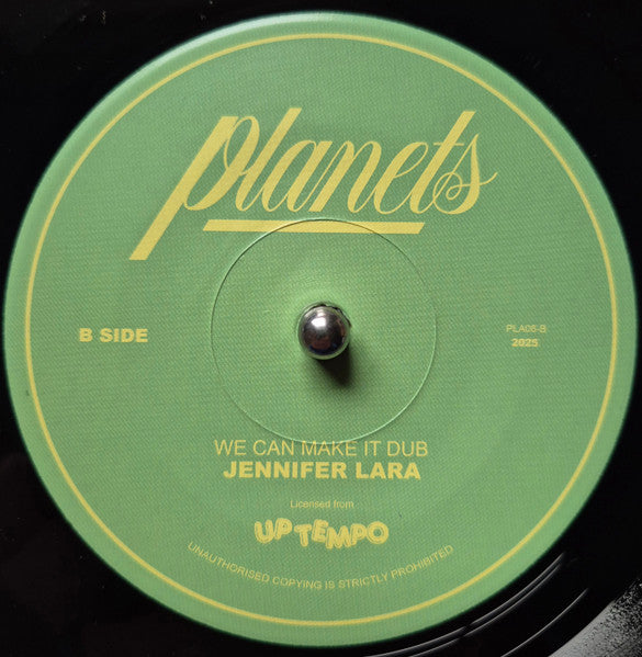 Jennifer Lara – We Can Make It Work (7", Planets) Back Cover