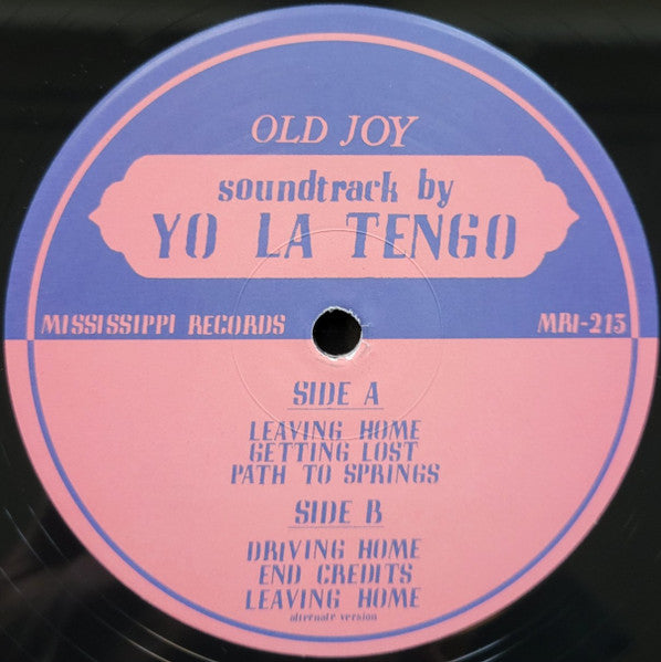 Yo La Tengo – Old Joy (LP, Mississippi Records, 2025) Image 3