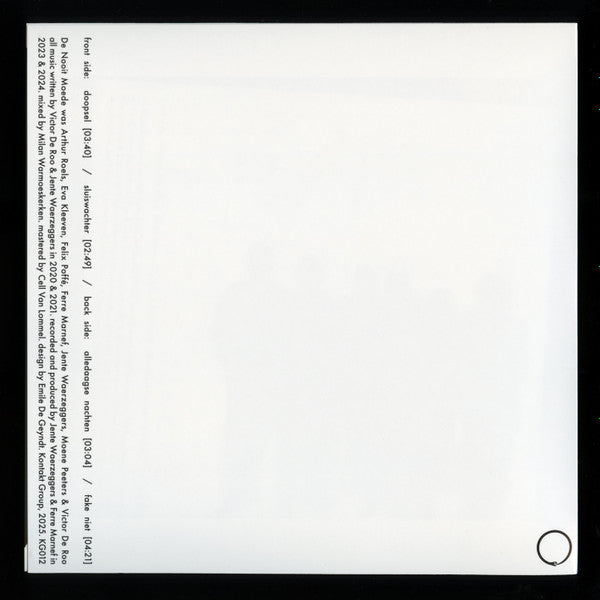 De Nooit Moede : RIP (7")