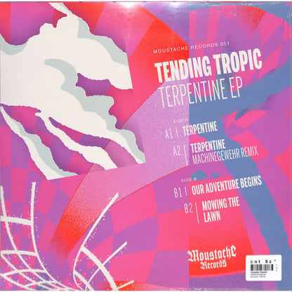 Tending Tropic – Terpentine EP (12", Moustache Records, 2025) Back Cover