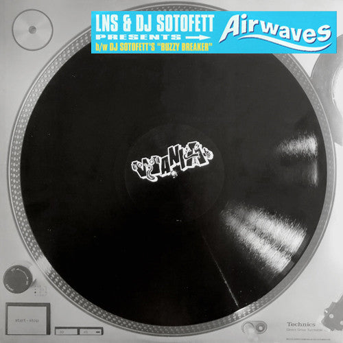 LNS DJ Sotofett – Airwaves (12", WANIA, 2025) Front Cover