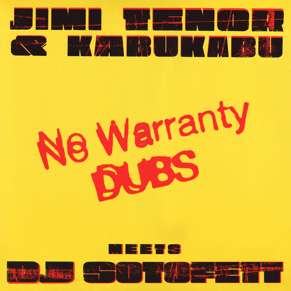 Jimi Tenor Kabu Kabu DJ Sotofett – No Warranty Dubs (2x12", Sex Tags Amfibia, 2025) Front Cover