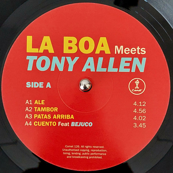 La Boa (2) Meets Tony Allen : La Boa Meets Tony Allen (LP, Album)