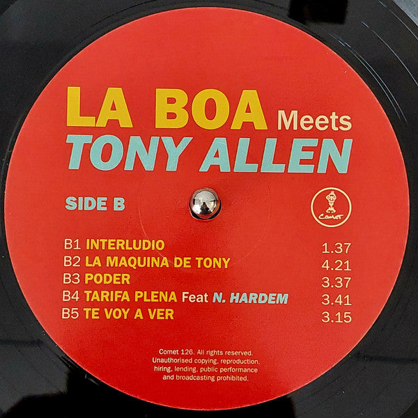 La Boa (2) Meets Tony Allen : La Boa Meets Tony Allen (LP, Album)