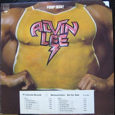 Alvin Lee : Pump Iron! (LP, Album, Promo, CSM)