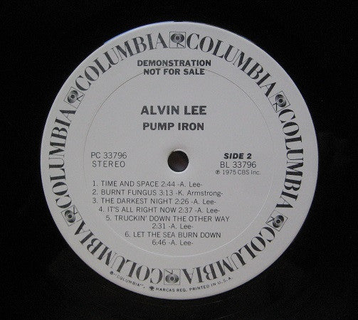 Alvin Lee : Pump Iron! (LP, Album, Promo, CSM)