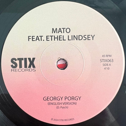 Mato Ethel Lindsey – Georgy Porgy (7", Stix, 2025) Image 3