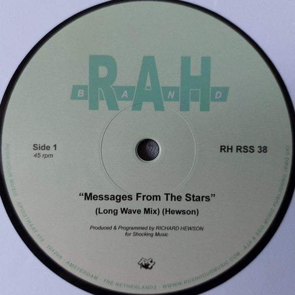 RAH Band : Messages From The Stars (12", Maxi, RE, RM)