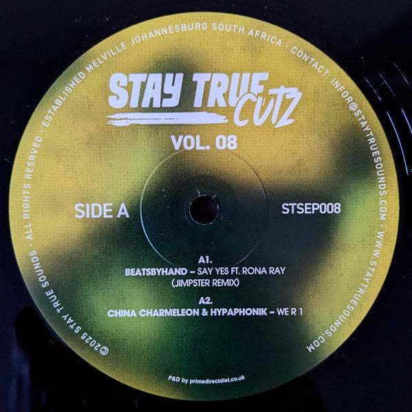 Various – Stay True Cutz Vol. 08 (12", Stay True Sounds, 2025) Front Cover