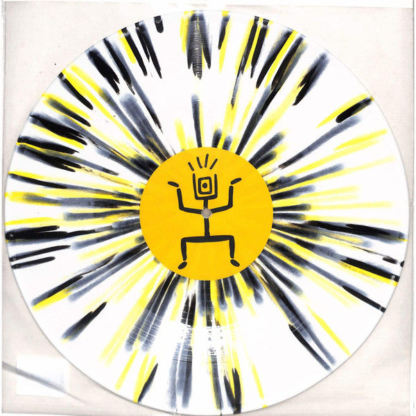 East End Dubs – Caught In A Moment (12", White w/ Black & Yellow Splatter, Rhythm Traxxx, 2025) Front Cover