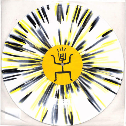 East End Dubs – Caught In A Moment (12", White w/ Black & Yellow Splatter, Rhythm Traxxx, 2025) Front Cover