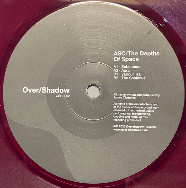 ASC – The Depths Of Space (12"+12", Red Marbled + Black, Over/Shadow, 2025) Image 4