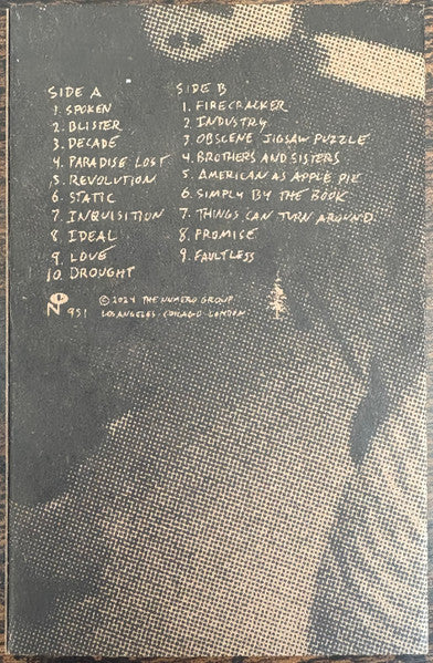 Frail – No Industry (Cassette, Numero Group, 2025) Back Cover