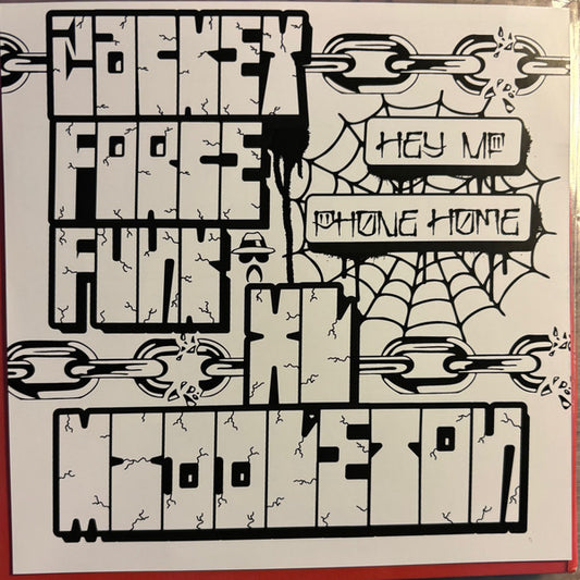 Zackey Force Funk XL Middleton – Hey MF / Phone Home (7", Mofunk Records, 2025) Front Cover