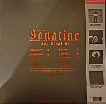 Joe Hisaishi – Sonatine = ソナチネ (LP, We Release Whatever The Fuck We Want Records, 2025) Back Cover