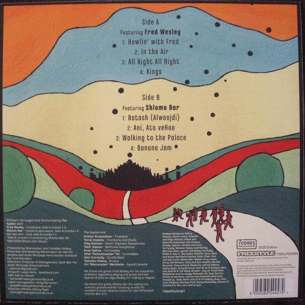 The Apples – Kings (LP, Freestyle Records, 2025) Back Cover