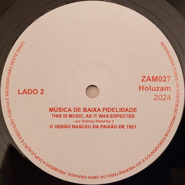 Tózé Ferreira : Música De Baixa Fidelidade (LP, Album, RE, RM)