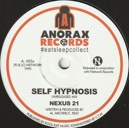 Nexus 21 – Self Hypnosis (7", Anorax Records, 2025) Front Cover