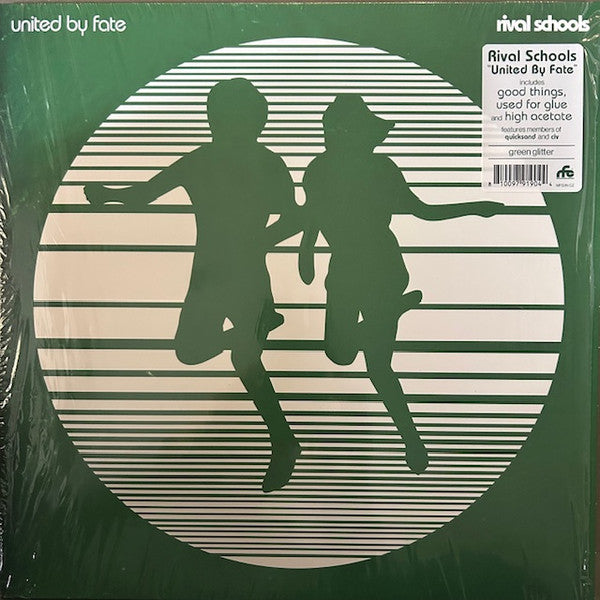 Rival Schools – United By Fate (LP, Green Glitter, Run For Cover Records, 2025) Front Cover