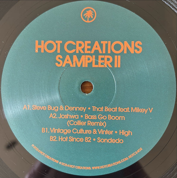 Various : Hot Creations Sampler 2 (12", Smplr)