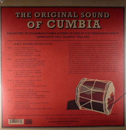 Various : The Original Sound Of Cumbia: The History Of Colombian Cumbia & Porro As Told By The Phonograph 1948-79 (Part 2 - Original 45s And LP Cuts) (3xLP, Comp, Ltd)