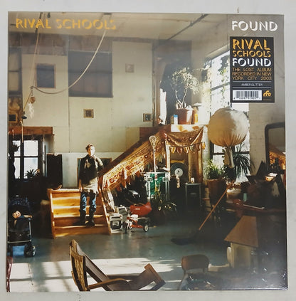 Rival Schools – Found (LP, Amber Glitter, Run For Cover Records) Front Cover