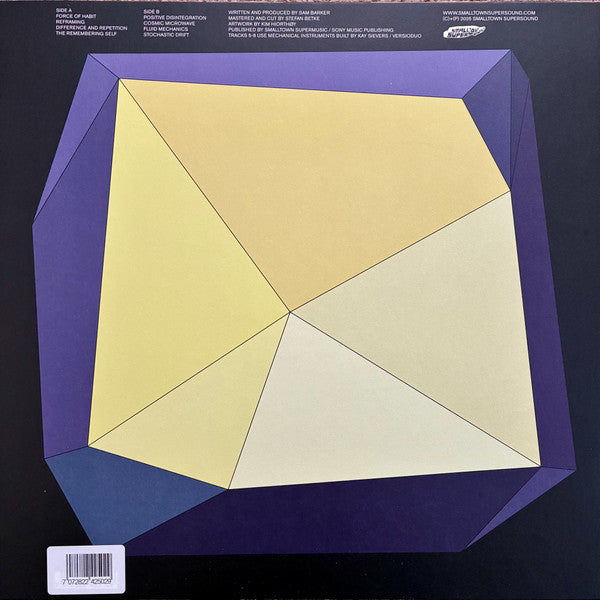 Barker – Stochastic Drift (LP, Clear, Smalltown Supersound, 2025) Back Cover