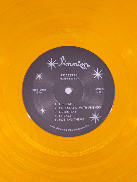Rosettes – Lifestyles (LP, Transparent Orange, Timmion Records, 2025) Image 3