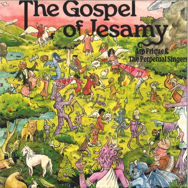 Arp Frique The Perpetual Singers – The Gospel Of Jesamy (LP, Colorful World Records, 2025) Front Cover