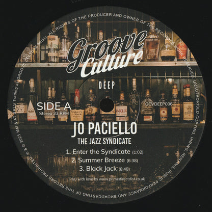 Jo Paciello – The Jazz Syndicate (2x12", Groove Culture Deep, 2025) Image 3